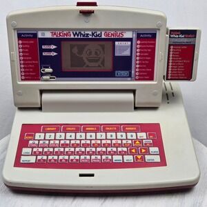 VTech Talking Whiz-Kid Genius Vocabulary Builder I Expansion Pack Working 90s
